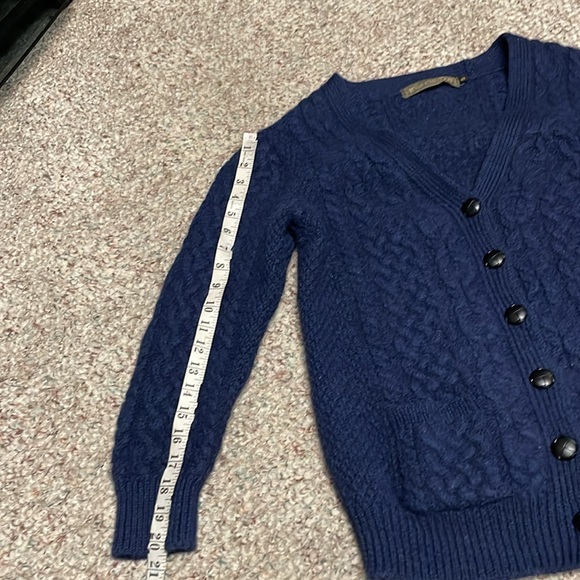 Inis craft 100% wool heavy weave cardigan sweater - Picture 7 of 9